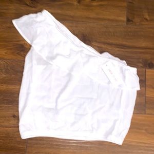 One shoulder crop top